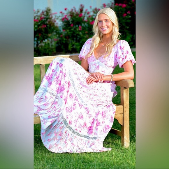 ALTAR’D STATE DARIANNE FLORAL MAXI DRESS - Picture 5 of 16